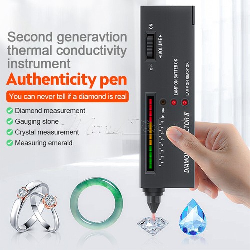 Gold silver diamond tester - silver,